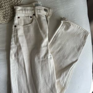 Abercrombie ankle straight ultra high rise